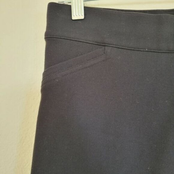 Spanx The Perfect Black Pant Back Seam Skinny Pants Medium petite compression - Picture 3 of 12